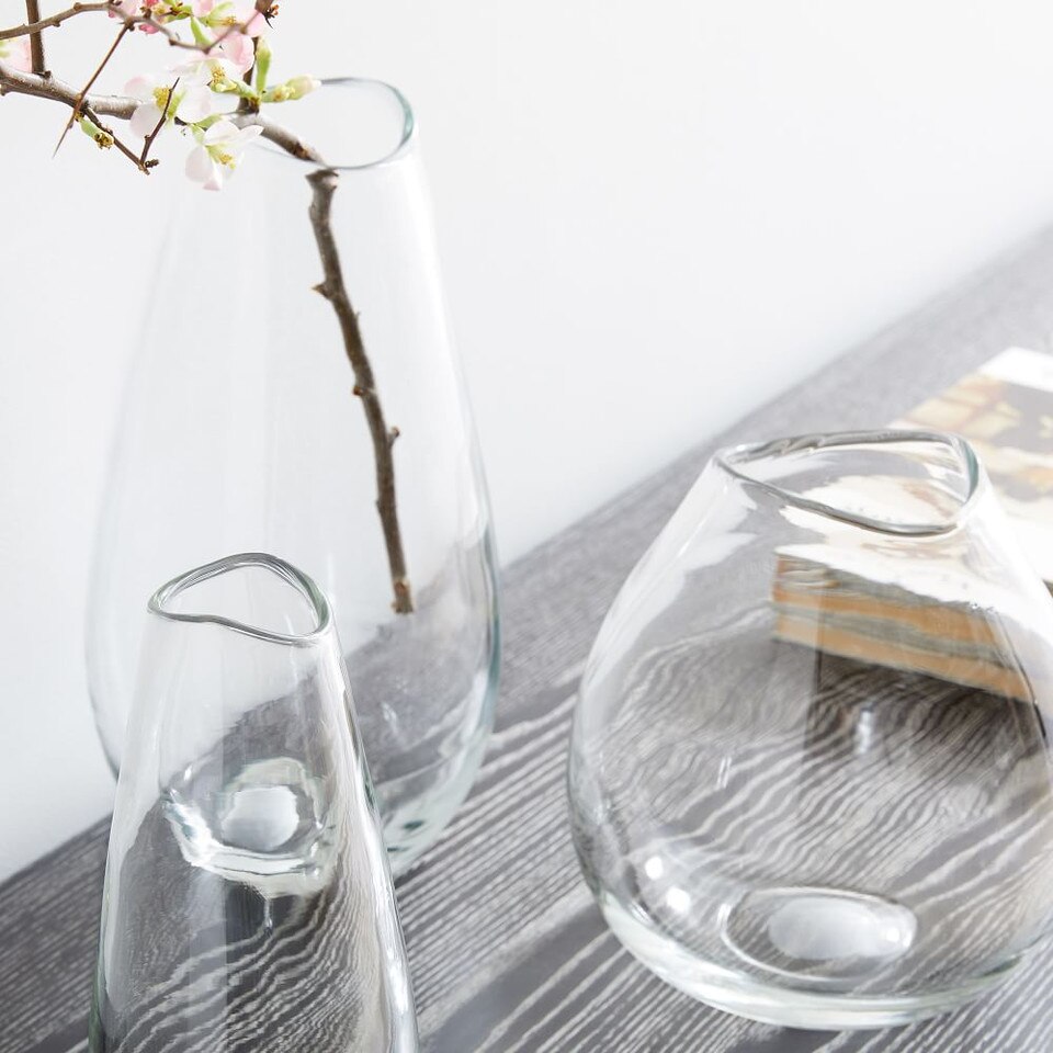 Organic Glass Vases West Elm Australia